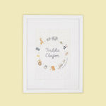 Personalised Born to be Loved Cream Wall Art