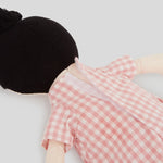 Personalised My 1st Doll in Pink Dress - Black Hair
