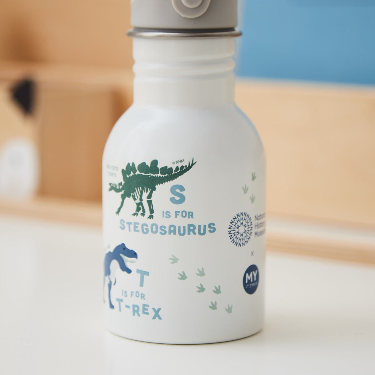 Personalised Natural History Museum™ Dinosaur Water Bottle