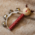 Personalised Wooden Reindeer Handbell FSC®