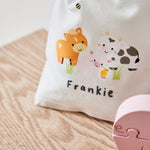 Personalised Orange Tree Toys Pig Wooden Puzzle