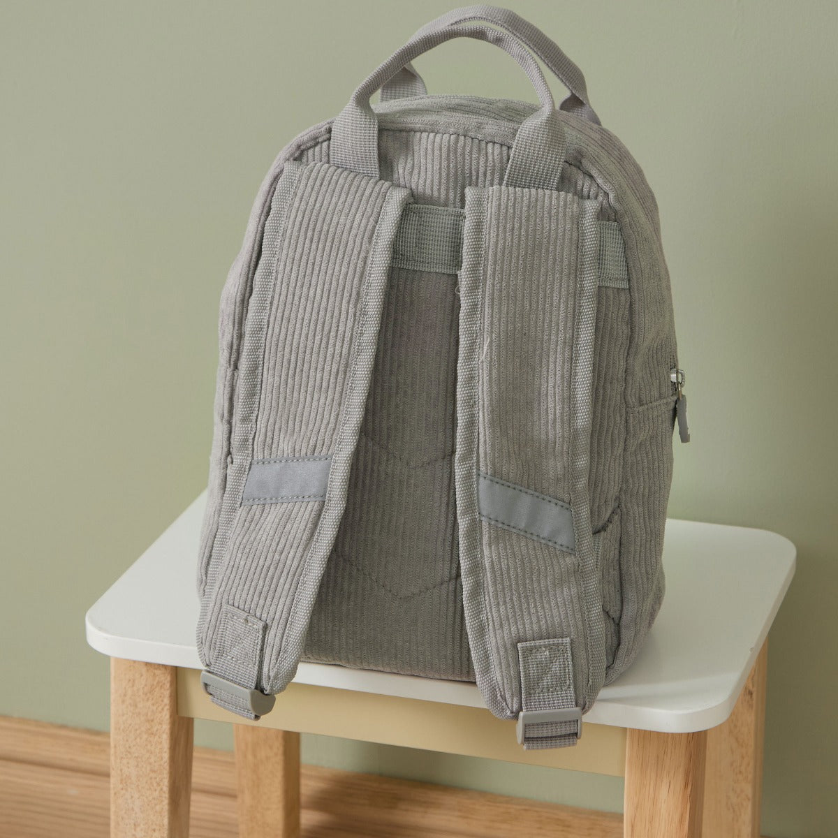 Personalised Farm Animals Embroidered Grey Cord Backpack