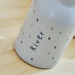 Personalised Blue Spot Water Bottle 