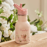 Personalised Flower Fairies™ Pink Water Bottle