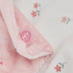 Personalised Born In 2026 Pink Bunny Comforter