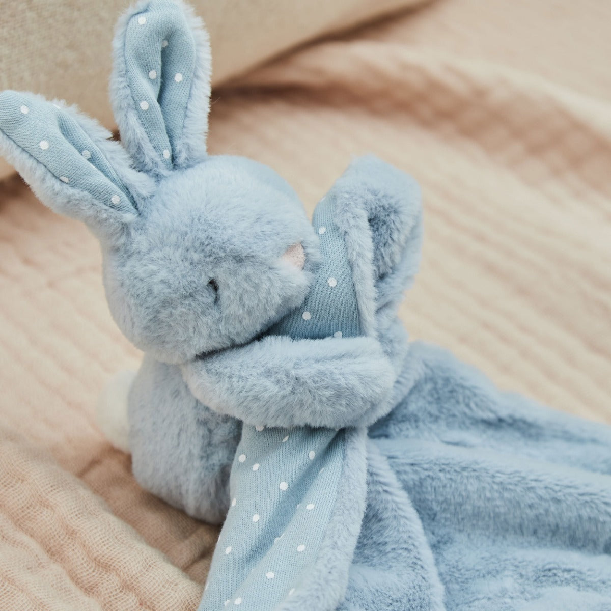 Personalised Born In 2026 Blue Bunny Comforter