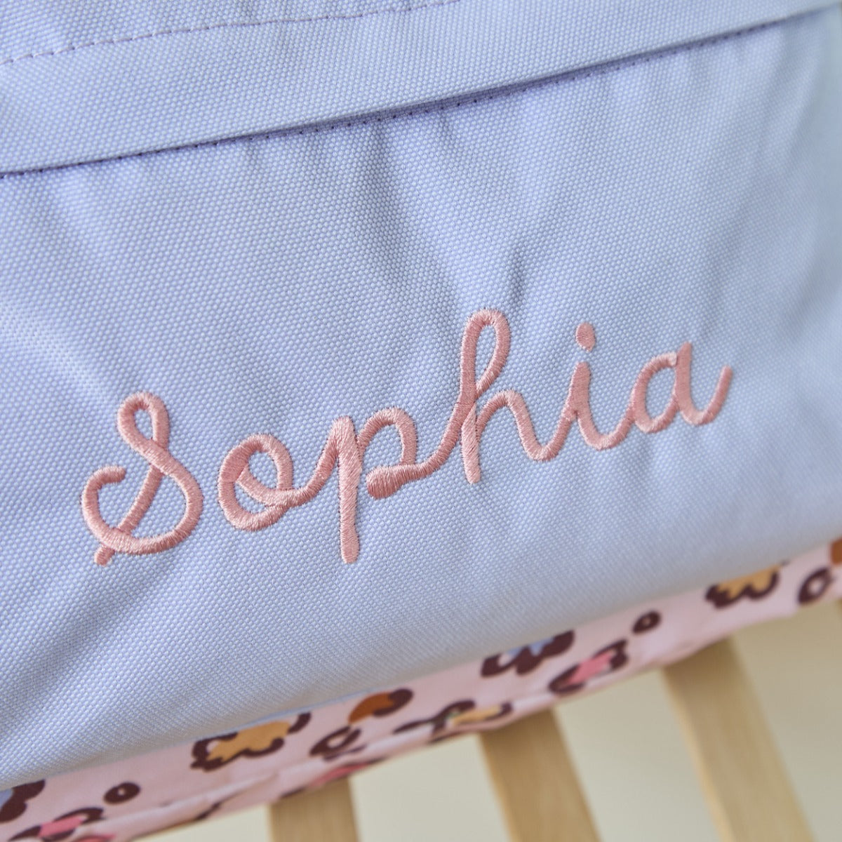 Personalised Leopard Print Big Backpack