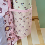 Personalised Leopard Print Big Backpack