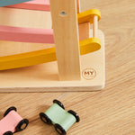Personalised Colourful Car Ramp Wooden Toy FSC®