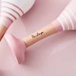 Personalised Pink Wooden Bunny Maracas FSC®