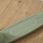 Personalised Olive Eco Banwood Three-Wheel Scooter