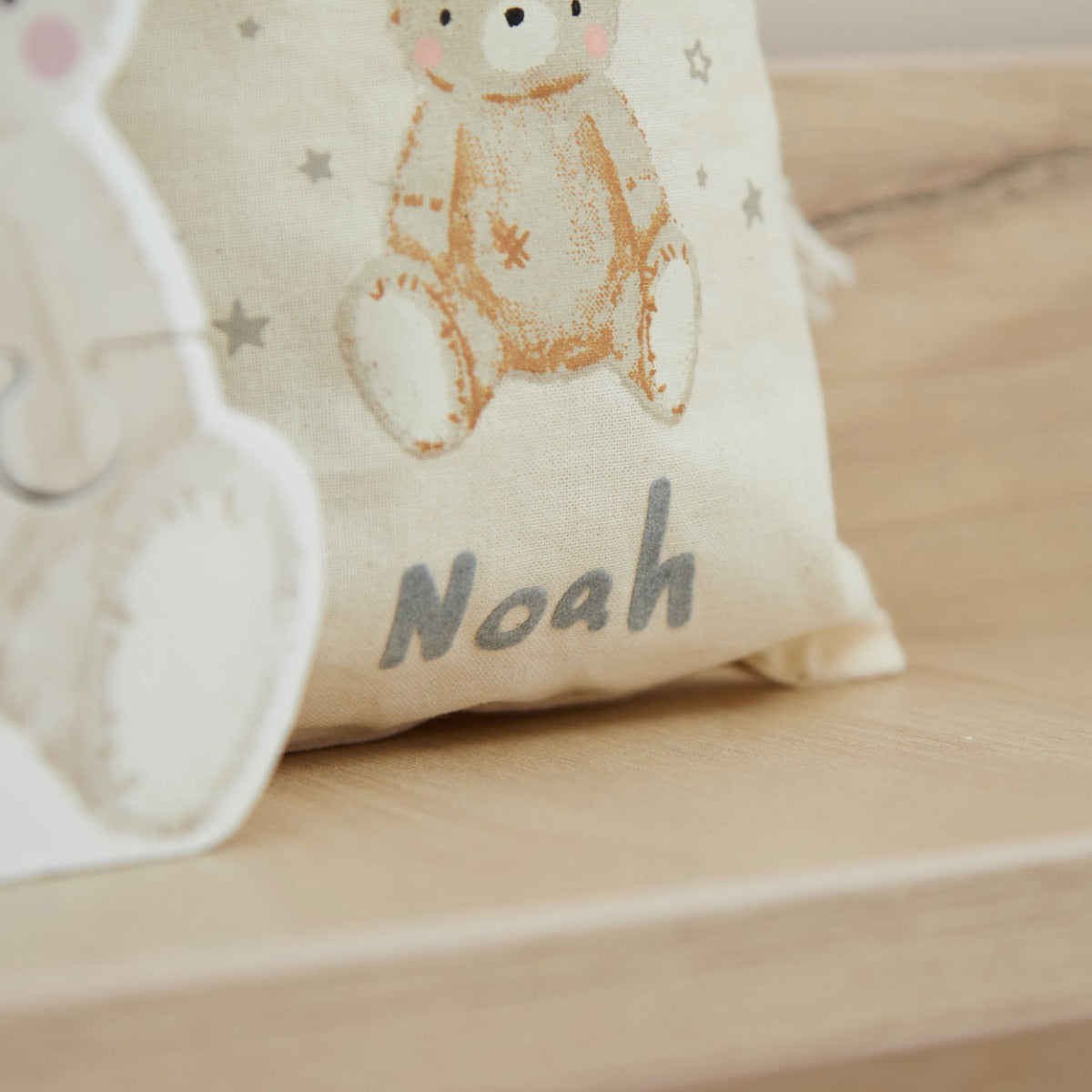 Personalised Biscuit Bear Wooden Puzzle FSC®
