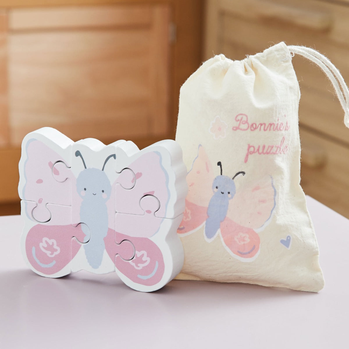 Personalised Butterfly Wooden Puzzle FSC®