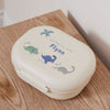 Personalised Dino Print Mushie Lunch Box