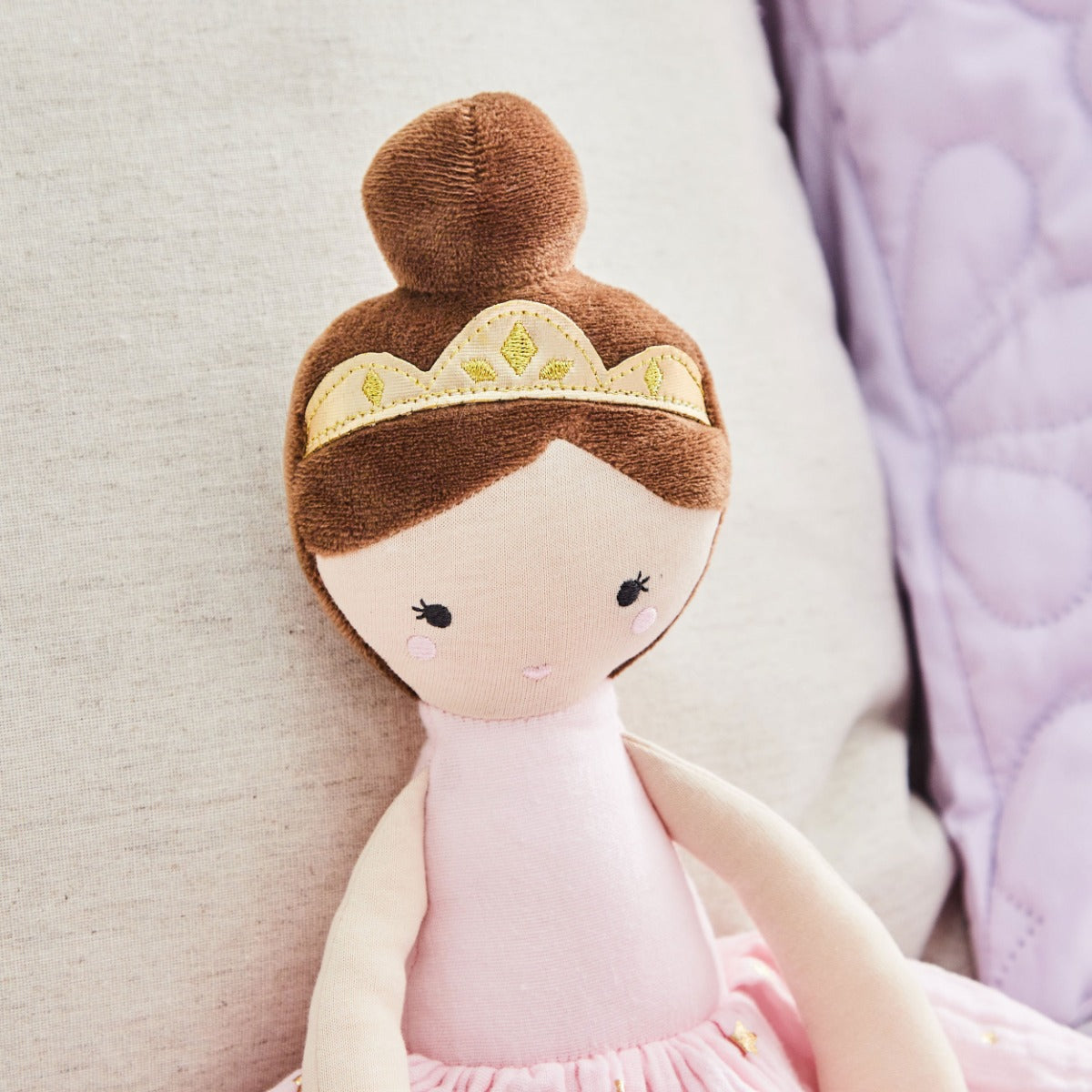Personalised Ballerina Doll Brunette Hair