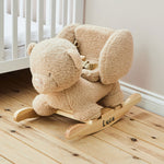 Personalised Nattou Caramel Bear Borg Rocker