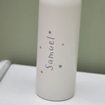 Personalised Name Engraved Ecru Large Bottle