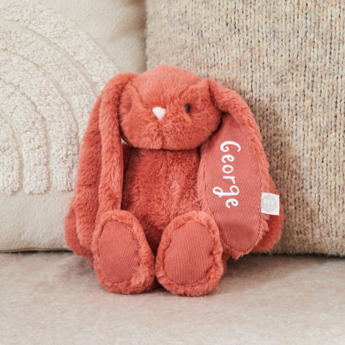 Personalised Pumpkin Bunny Soft Toy