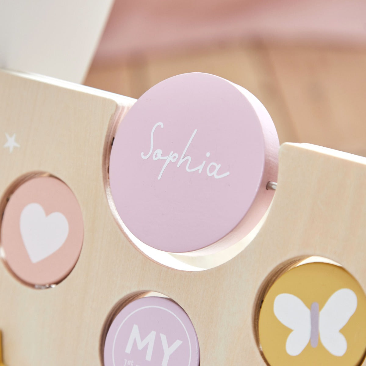 Personalised Wooden Swan Activity Walker FSC®
