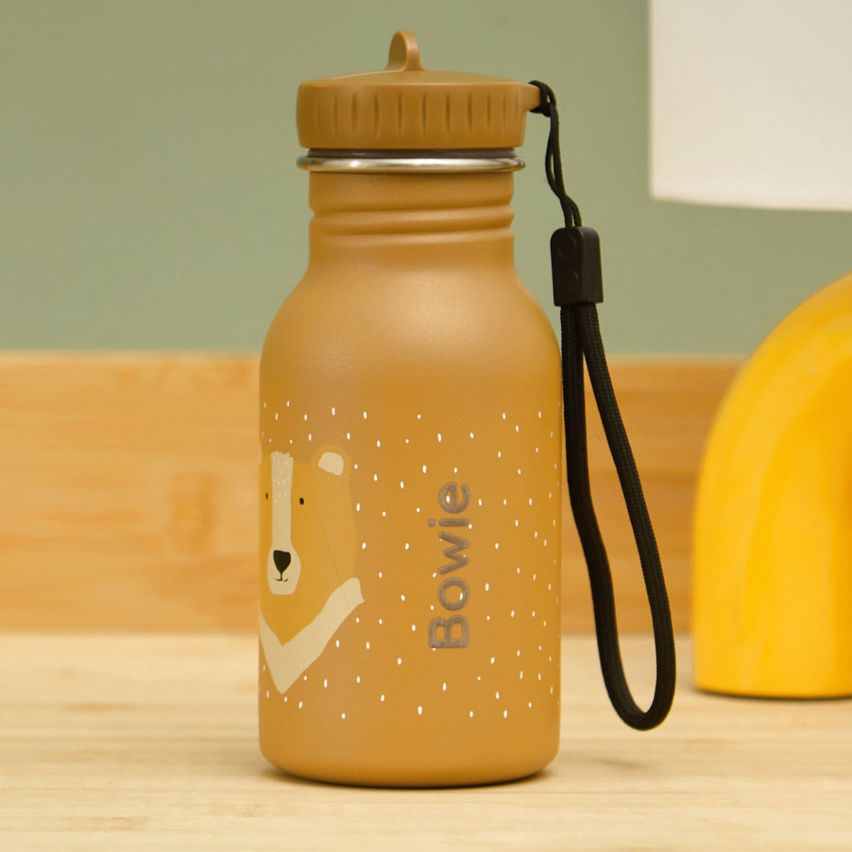 Personalised Trixie 350ml Mr Bear Water Bottle 