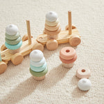 Personalised Jabadabado Ice Cream Stacking Pull Along