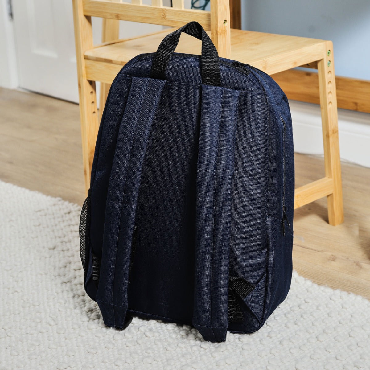 My Kids Personalised Footballer Large Navy Backpack