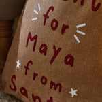 Personalised ‘Presents For’ Hessian Christmas Sack