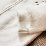 Personalised Snowflake Ivory Fleece Onesie