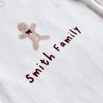 Personalised Gingerbread Family White Bodysuit