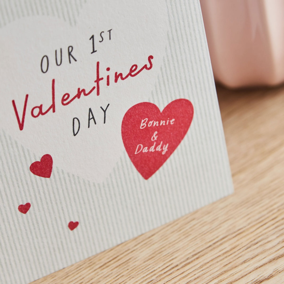Personalised Our 1st Valentine's Day Greeting Card
