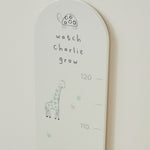 Personalised Cuddle Club Wooden Height Chart FSC®