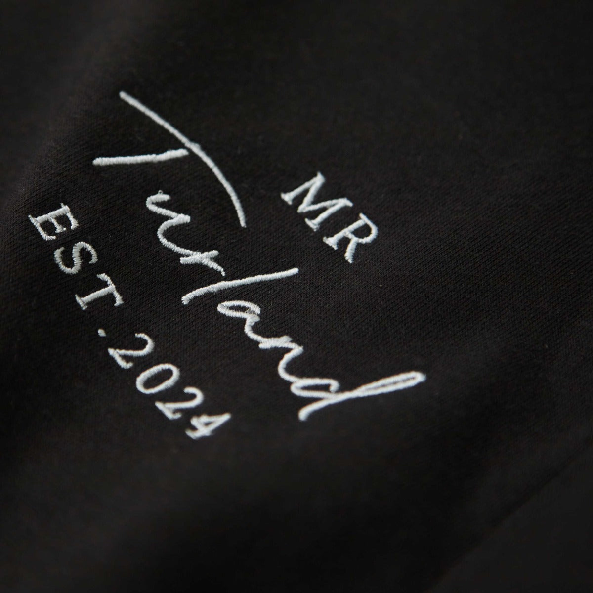 Personalised Black Mr Sweatshirt