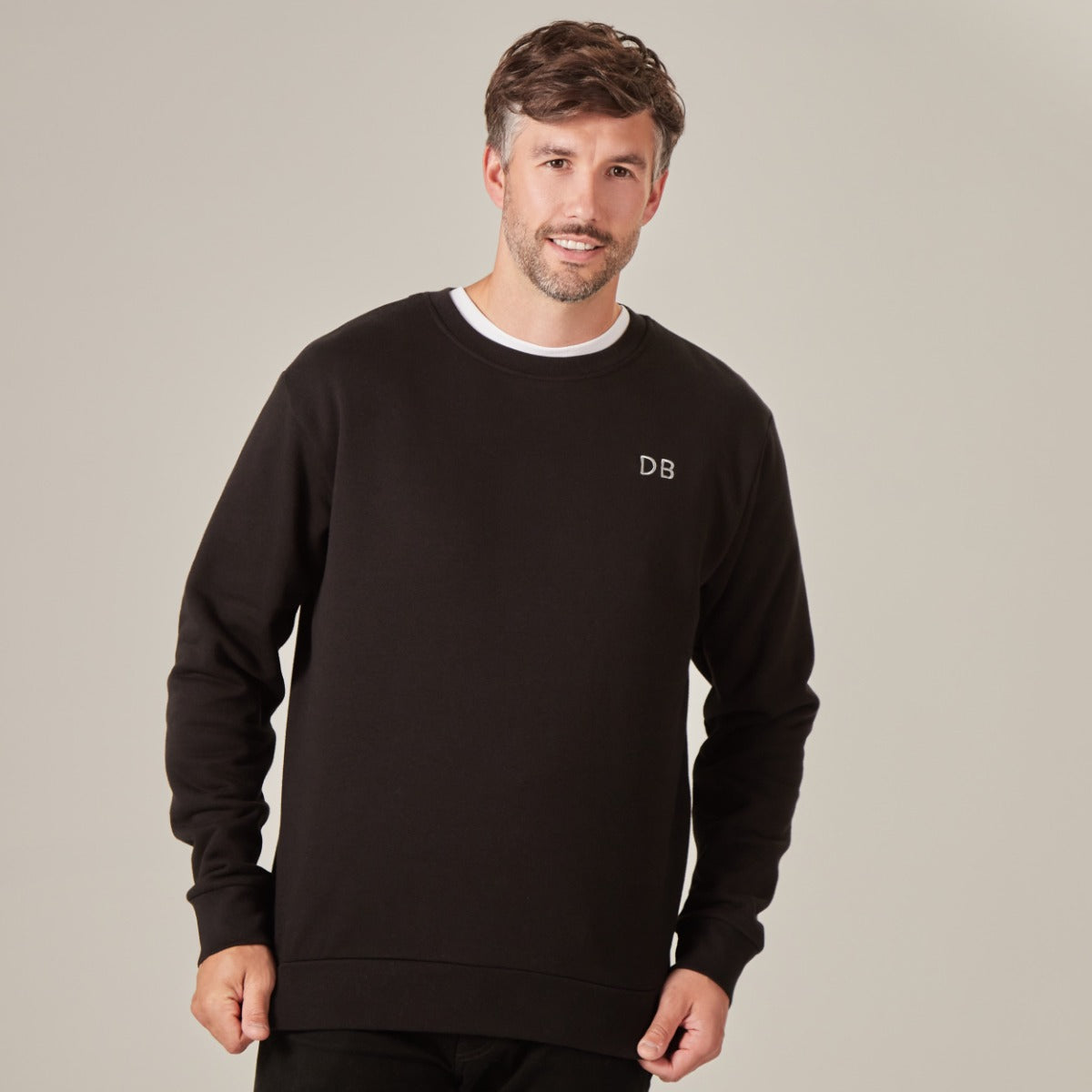 Personalised Initial Slim Fit Sweatshirt