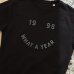 Personalised Men's Black What a Year Sweatshirt