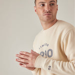 Personalised Men's Limited Edition Cream Slim-Fit Sweatshirt 
