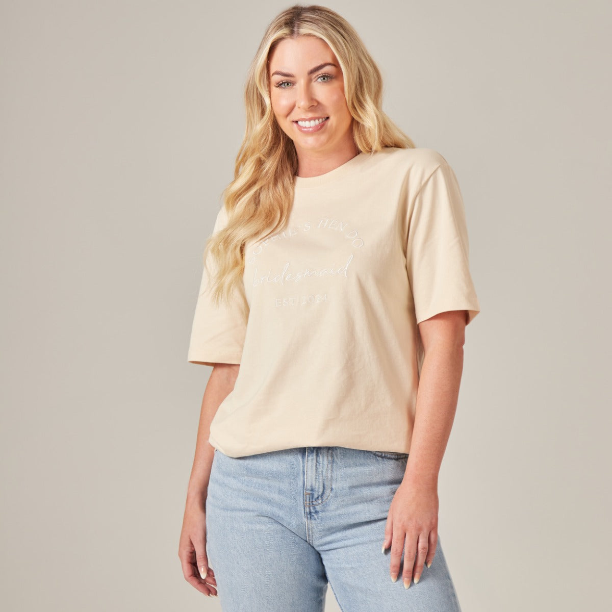 Personalised Bridesmaid T Shirt