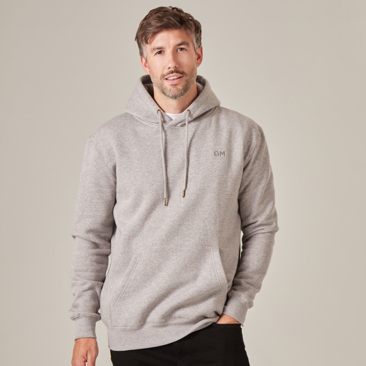 Personalised Initial Slim Fit Hoodie