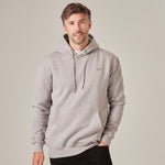 Personalised Men’s Grey Initial Slim Fit Hoodie
