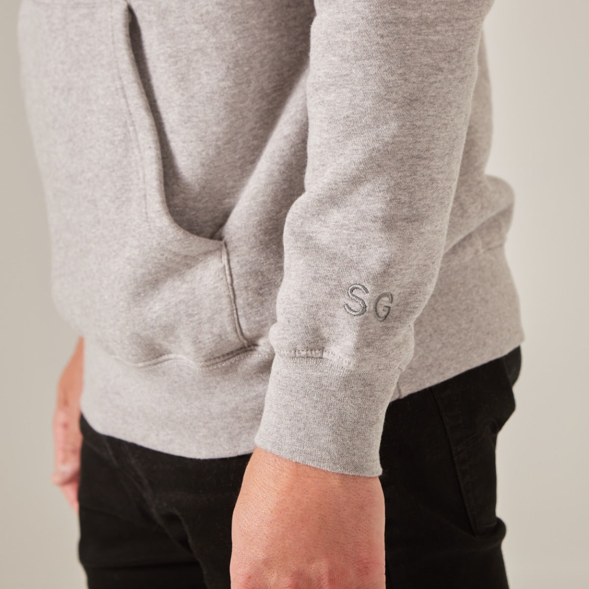 Personalised Men's Grey Limited Edition Birth Year Hoodie by Made Yours