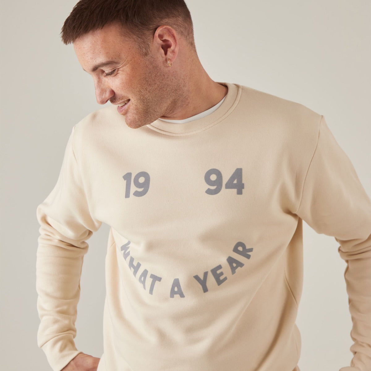 Personalised What Year Slim Fit Sweatshirt
