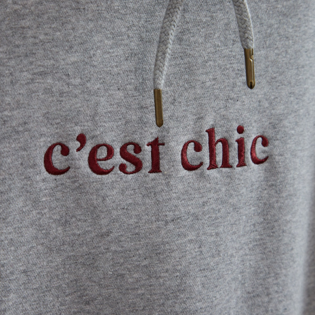 Personalised Grey Slogan Hoodie