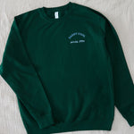 Personalised Forest Green Adults Cool Club Sweatshirt