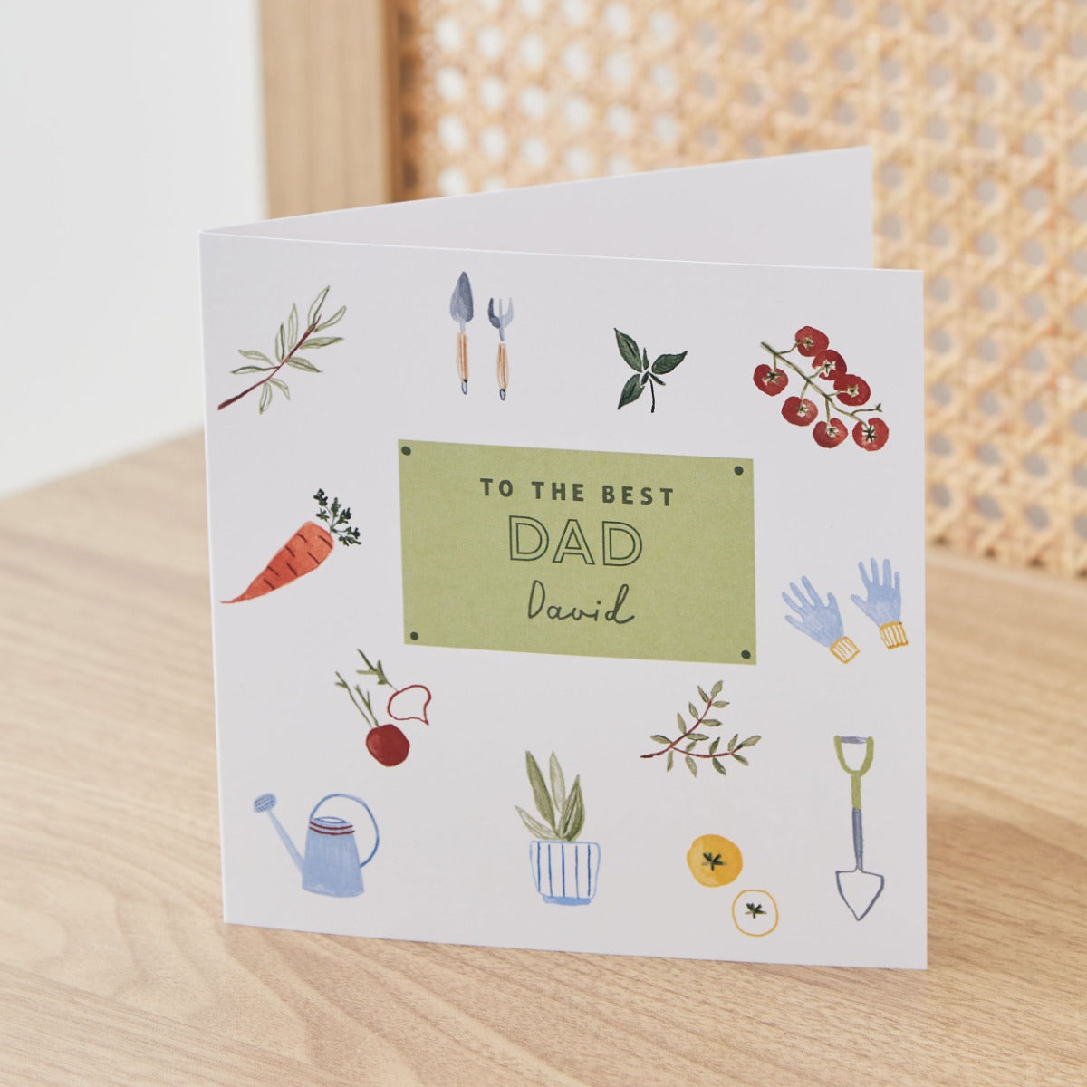 Personalised Gardening Greeting Card 