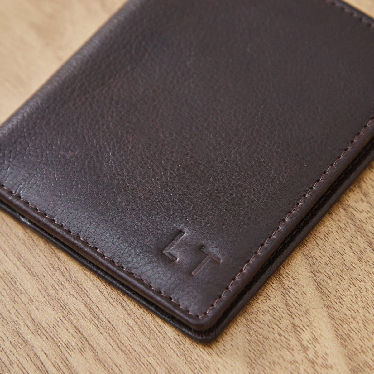 Personalised Brown Wallet 