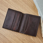 Personalised Brown Wallet 