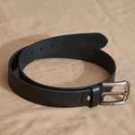 Personalised Black Leather Belt