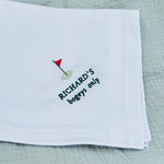 Personalised Bogeys Only Golf Handkerchief