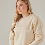 Personalised Cream Bridesmaid Sweatshirt