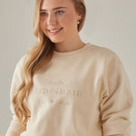 Personalised Cream Bridesmaid Sweatshirt