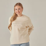 Personalised Cream Bridesmaid Sweatshirt